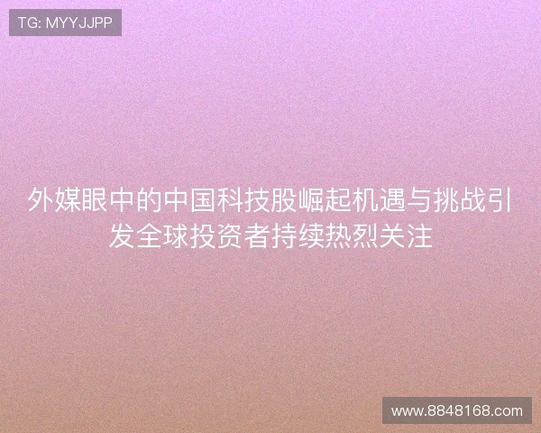 外媒眼中的中国科技股崛起机遇与挑战引发全球投资者持续热烈关注